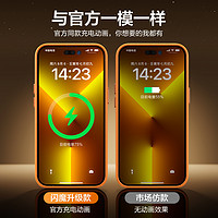 SMARTDEVIL 闪魔 苹果14ProMax手机壳真皮iPhone14Pro磁吸magsafe保护套