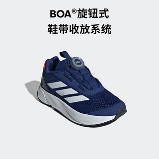 adidas DURAMO SL BOA K旋转按钮休闲运动鞋男小童阿迪达斯 蓝色/白色/红色 35.5(215mm)