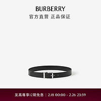 博柏利（BURBERRY）【】腰带男 格纹拼皮革腰带80659841 110