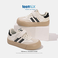 天美意（TEENMIX）运动鞋中大童潮 米/黑 单层  29码