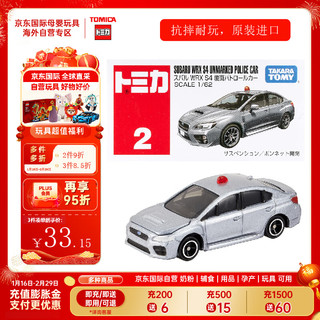 TAKARA TOMY 多美合金车 斯巴鲁WRX 警车救援系列 2号