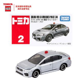 TAKARA TOMY 多美合金车 斯巴鲁WRX 警车救援系列 2号