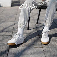 Clarks 其乐 CraftCourtLace 拼色板鞋 261655317