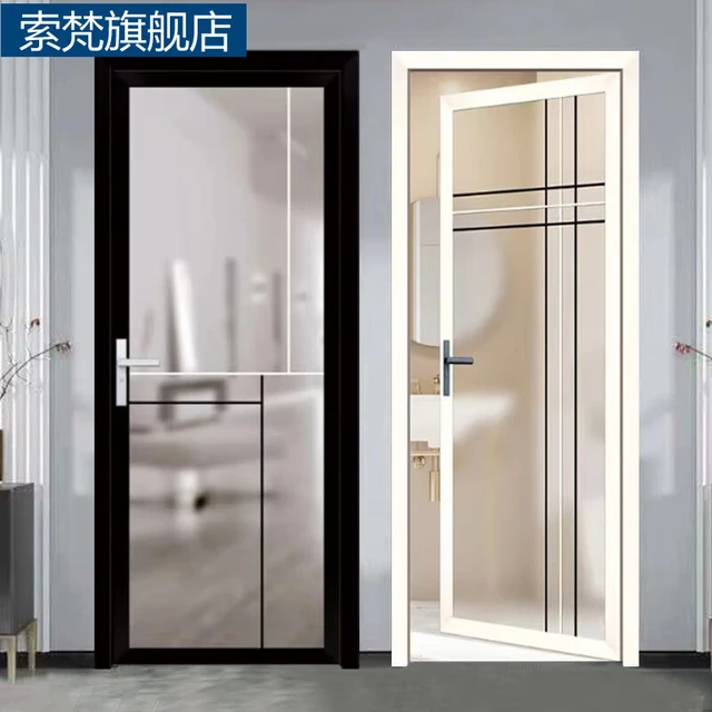 索梵 卫生间平开门钛镁铝合金厨房厕所门中窄 预约测量