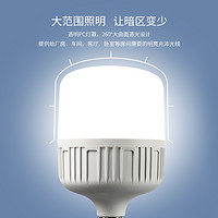 真亮彩 E27led燈泡家用 SY-5W 白光 2只裝