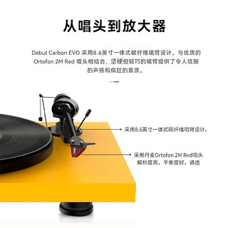 宝碟奥地利pro-ject黑胶机Debut Carbon Evo家用黑胶唱片机套装HiFi留声机 唱机+Phono Box DC（备注颜色）