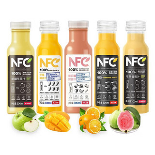 农夫山泉 100%NFC果汁饮料 300ml*6瓶 苹果香蕉