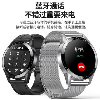 崇戴 手环02豪华版 高清通话 黑色 智能手环