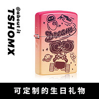 TSHOMX煤油打火机机器人总动员防风创意个性高档老公 机器人总动员【白色礼盒】