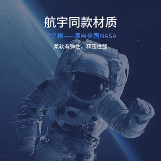 堂皇家纺成人睡觉记忆棉枕头深度睡眠护颈枕 零感悬浮记忆棉枕（单只装） 40x70x8cm