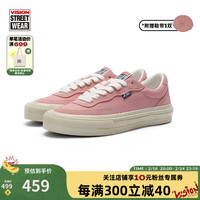 VISION STREET WEAR【24春】FLAT TOP樱花粉低帮经典翻毛皮帆布鞋男女街头滑板鞋 樱花粉 39