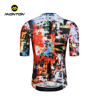 monton脉腾夏季骑行服短袖柔软轻盈 24新品男彩绘短上衣排汗快速 电影 男士-电影