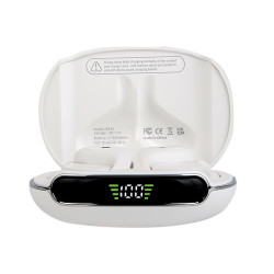 JUDING 巨顶 BX-30-JL 智能科技降噪数码适用安卓IOS狂甩不掉挂耳无线耳机运动 蓝牙耳机 黑色