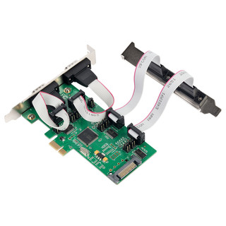 乐扩 PCI-E转4口RS-232串口卡WCH384L芯片IO-PCE384P-4S