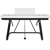 KAWAI 卡瓦依（KAWAI）电钢琴ES120 便携式88键重锤逐键采音 白色主机+U型架+单踏板