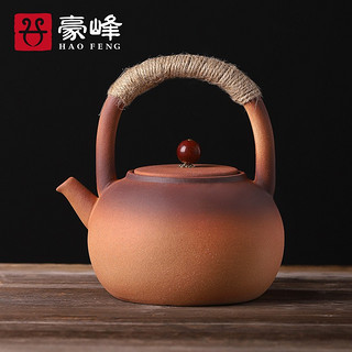 豪峰经典 围炉煮茶套装炭火烤茶炉煮茶器煮茶炉碳炉户外 【粗陶红心茶壶】【简装】