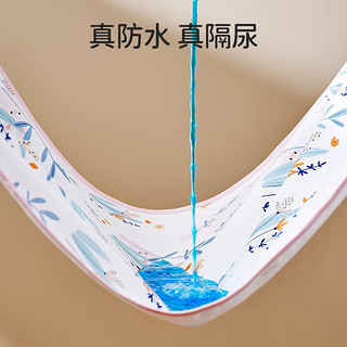 欧孕（OUYUN）婴儿可水洗隔尿垫床垫 斑马林 45cmx30cm