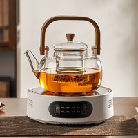 忆壶茶玻璃煮茶壶电陶炉提梁壶煮茶器办公室小养生壶围炉茶具套装