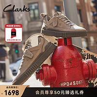 Clarks其乐街头系列男鞋24小白鞋街头潮流运动鞋休闲滑板鞋 灰色 261761857 39.5