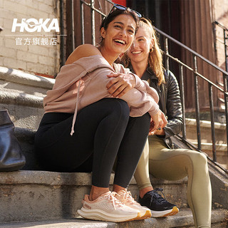 HOKA ONE ONE女款春季卡瓦纳2 KAWANA 2运动休闲鞋轻量且耐磨防滑 香草色/砂岩色 37