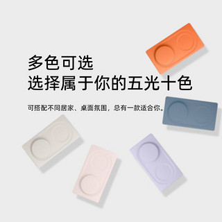 贝尔金（BELKIN）苹果二合一无线充电器 MagSafe磁吸认证15W快充 苹果耳机iPhone桌面无线充电板WIZ019沙色 流沙色