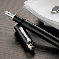 Pelikan 百利金 德国百利金 14K金尖钢笔M405 斯德莱斯曼线条方形墨水礼盒