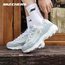 skechers斯凯奇女鞋休闲鞋熊猫鞋老爹鞋女机甲鞋户外轻便运动鞋耐磨