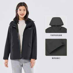 88viptoread探路者套绒冲锋衣女连帽秋冬季户外旅游防风外套休闲保暖