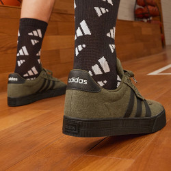 adidas阿迪达斯休闲篮球帆布鞋男子