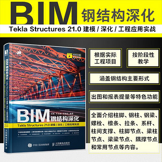 BIM钢结构深化：Tekla Structures 21.0 建模/深化/工程应用实战（数艺设）