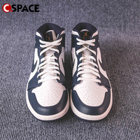 AIR JORDAN 1 MID AJ1 黑曜石 篮球鞋 554724-174