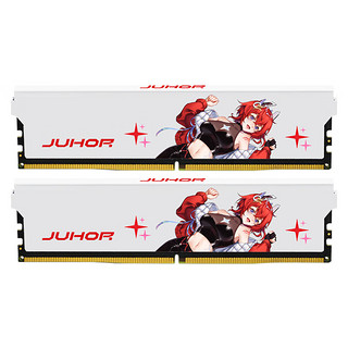 JUHOR 玖合 16Gx2套装 DDR5 6400 台式机内存条 海力士A-die颗粒 CL32