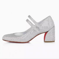 Christian Louboutin 女士高跟鞋 1240217S352 银色 39