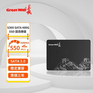 Great Wall 长城 T30固态硬盘480G台式机笔记本电脑高速SSD固态盘sata3.0