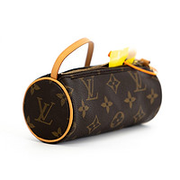 LOUIS VUITTON 中古95新Lv/路易登威老花巴比龙手提/圆筒包/植鞣革更新