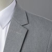 【马甲+西服+西裤 三件套】男士结婚礼服商务休闲正装西装套装