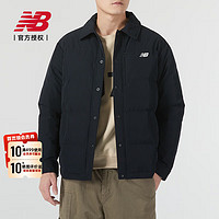 new balance 羽绒服男装 23冬季新款运动服户外防风保暖时尚夹克立领羽绒外套 NPD42021-BK