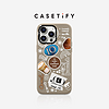 Camel Coffee x CASETiFY 咖啡皮革质感适用于iPhone15 手机壳 浅咖色MagSafe iPhone 15 Pro Max