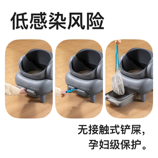 宜宝 智能全自动猫砂盆开放式电动清理猫厕所超大号铲屎机猫咪用品