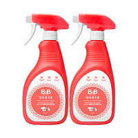 88VIP：B&B 保宁 韩国进口新生儿宝宝用衣物斑点喷雾剂500ml*2瓶