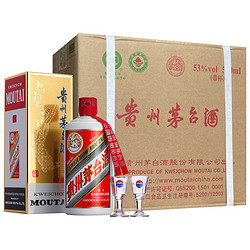 MOUTAI 茅台 贵州飞天茅台酒酱香型53度原箱（年份随机）