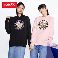 Baleno 班尼路 小雏菊印花连帽卫衣