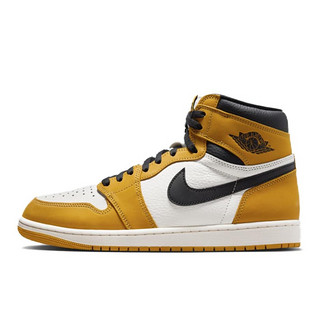 AIR JORDAN Cspace Air Jordan 1High AJ1黑黄 高帮复古篮球鞋 DZ5485-701