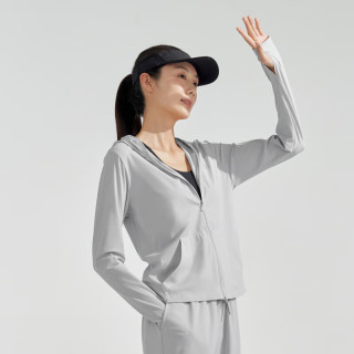 波司登 春夏防晒衣女款冰丝防紫外线连帽透气薄款外套