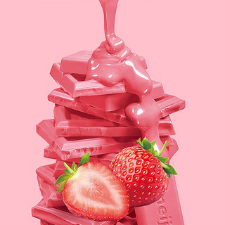 明治meiji 草莓巧克力 休闲零食办公室  75g 盒装