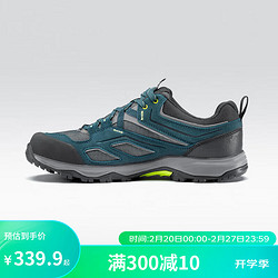 DECATHLON 迪卡侬 登山鞋男防水防滑透气男款-墨绿色41-2467874