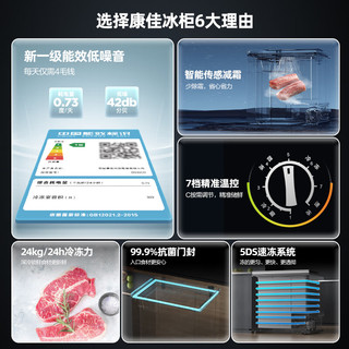  KONKA/康佳 一级能效 冰柜  纯白 303L