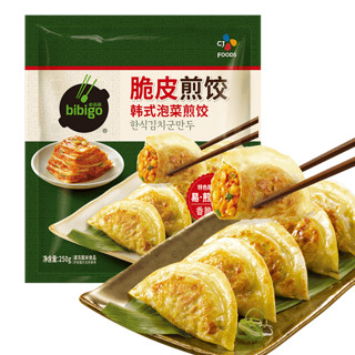 bibigo 必品阁 饺子系列速冻早餐速食 韩式泡菜煎饺250g