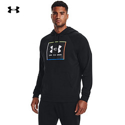 UNDER ARMOUR 安德玛 新款Rival男士抓绒连帽宽松休闲运动服卫衣