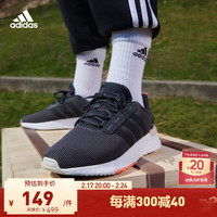 adidas RACER TR21休闲舒适跑步鞋女子阿迪达斯轻运动 一号黑/蒸汽粉 38.5(235mm)